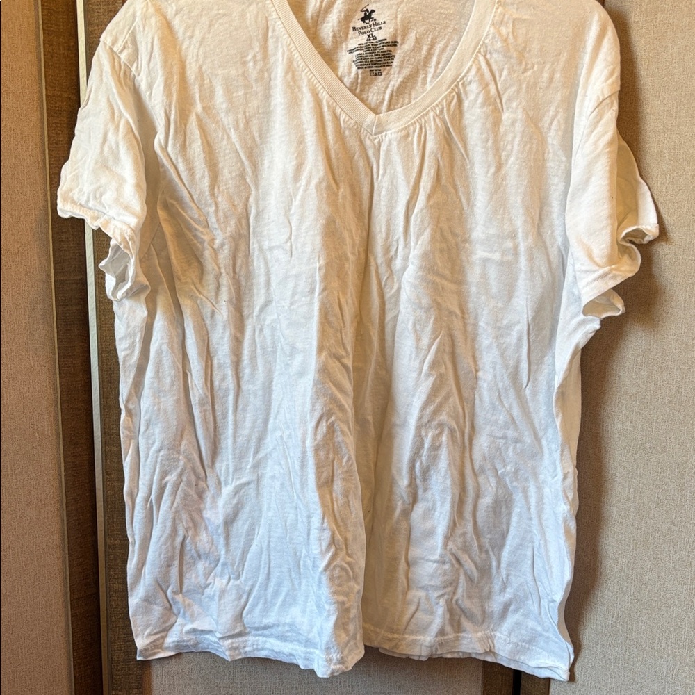 Men’s Beverly Hills Polo Club White Short Sleeve Tee